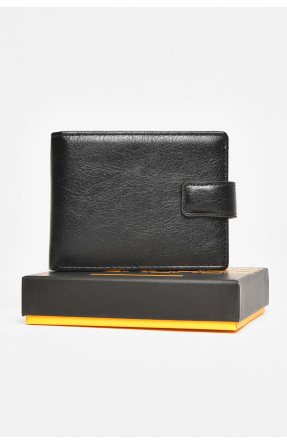 Гаманець чоловічий з екошкіри чорного кольору 538-а 208628C
