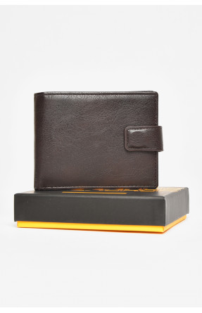 Гаманець чоловічий з екошкіри коричневого кольору 538-а 208629C