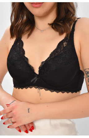 Бюстгальтер женский черного цвета чашка С 208641C Бюстгальтер женский черного цвета чашка С 208641C