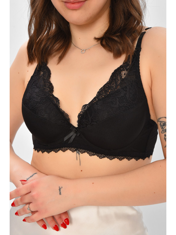 Бюстгальтер женский черного цвета чашка С 208641C