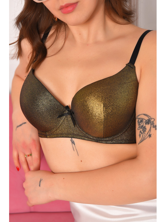 Бюстгальтер жіночий золотистого кольору чашка С 12892 208642C