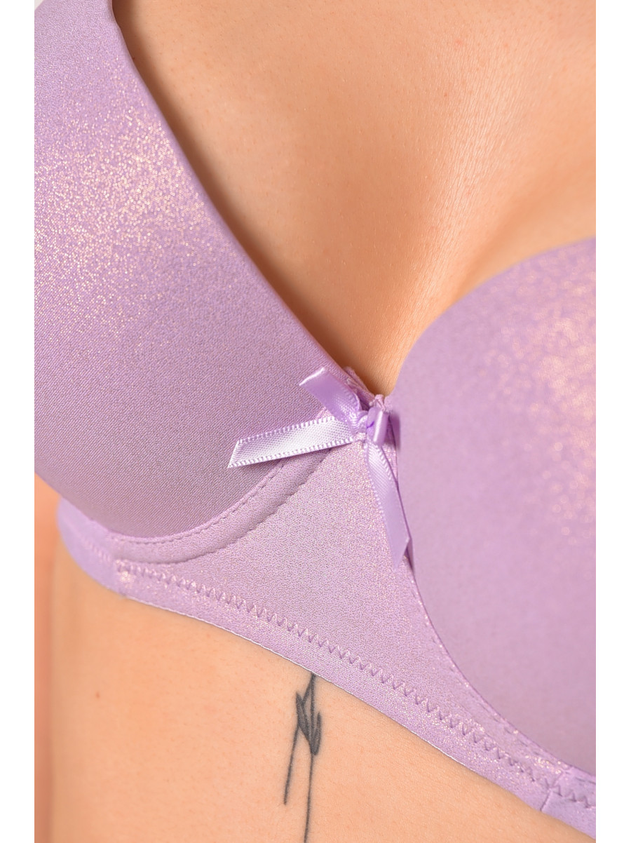 Бюстгальтер жіночий бузкового кольору чашка С 12892 208644C