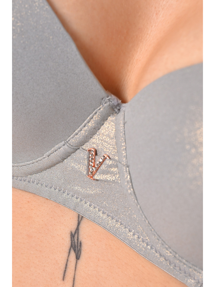 Бюстгальтер жіночий сірого кольору чашка В 12963В 208648C