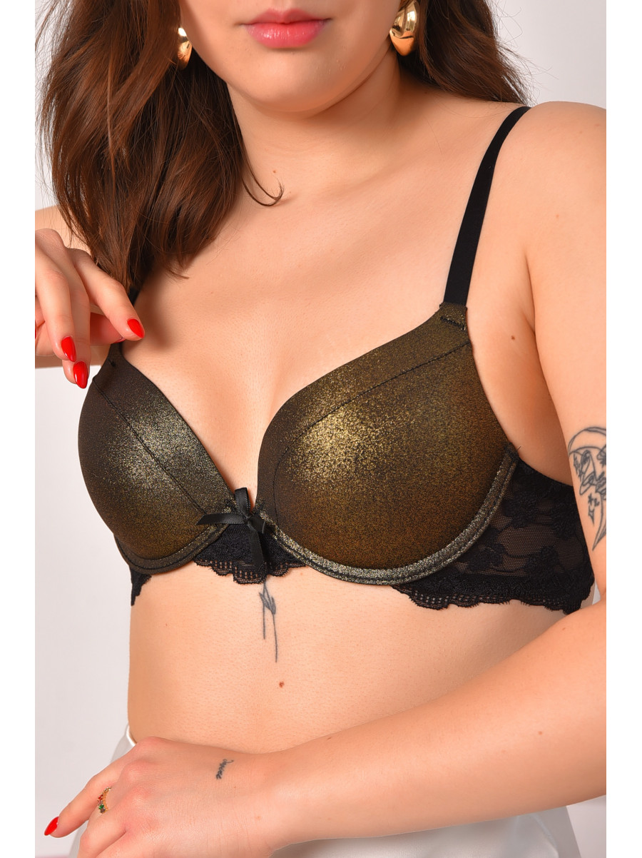 Бюстгальтер жіночий золотистого кольору чашка С 12977С 208663C