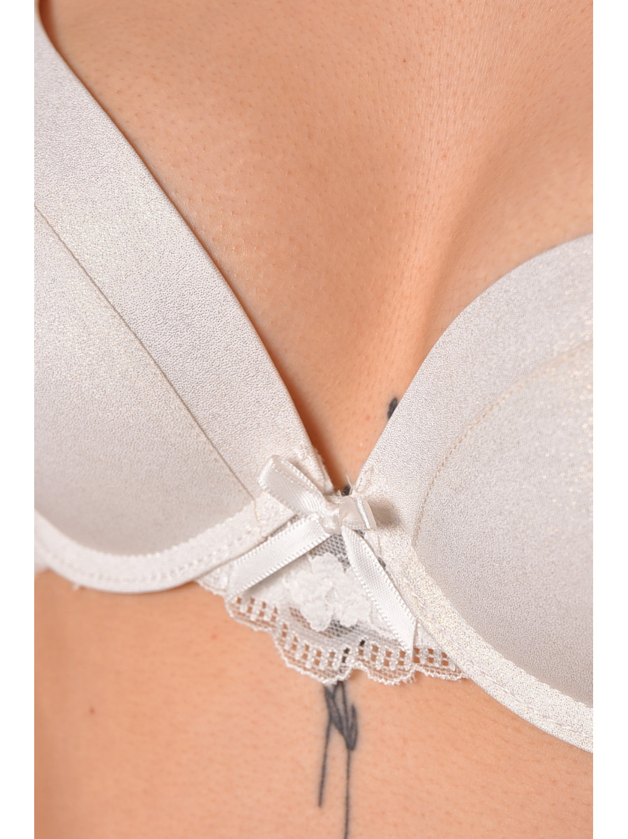 Бюстгальтер жіночий молочного кольору чашка С 12977С 208664C