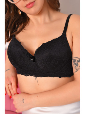 Бюстгальтер жіночий чорного кольору чашка С 5115 208671C