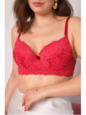 Бюстгальтер жіночий темно-рожевого кольору чашка С 5115 208672C