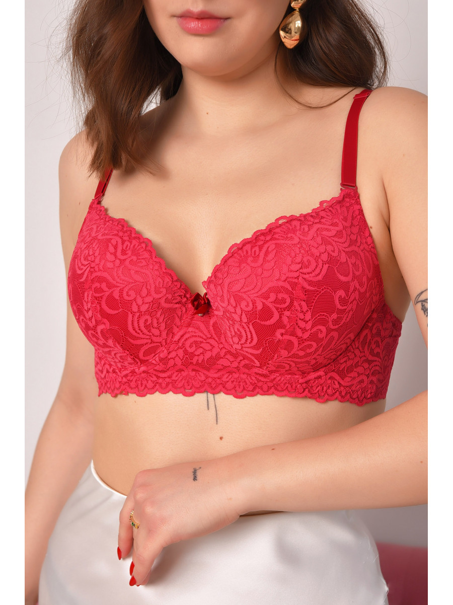 Бюстгальтер жіночий темно-рожевого кольору чашка С 5115 208672C