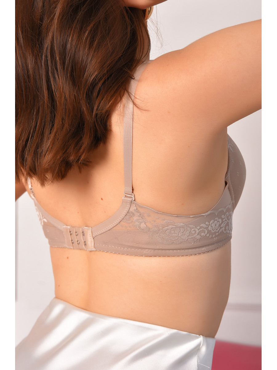 Бюстгальтер жіночий бежевого кольору чашка В 5122 208679C