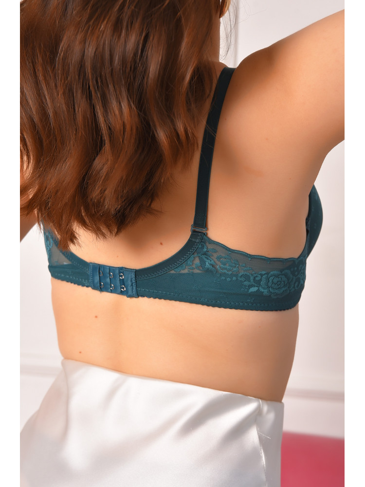Бюстгальтер жіночий смарагдового кольору чашка В 5122 208680C