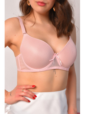 Бюстгальтер жіночий рожевого кольору чашка D 25373 208683C