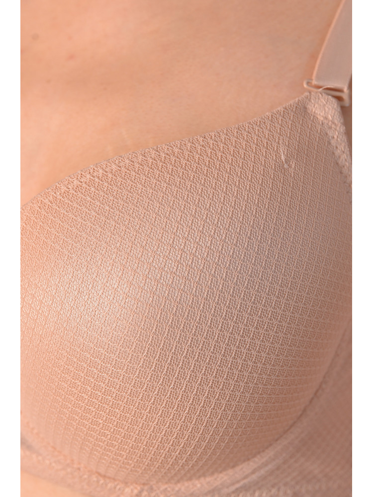 Бюстгальтер жіночий персикового кольору чашка D 25373 208685C