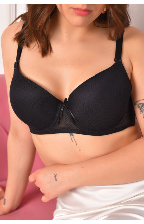 Бюстгальтер жіночий чорного кольору чашка D 25373 208686C Бюстгальтер жіночий чорного кольору чашка D 25373 208686C