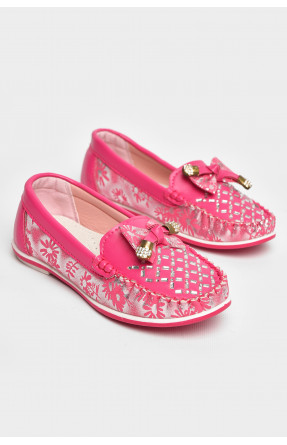 Мокасини дитячі для дівчинки рожевого кольору 119-5 208689C Мокасини дитячі для дівчинки рожевого кольору 119-5 208689C