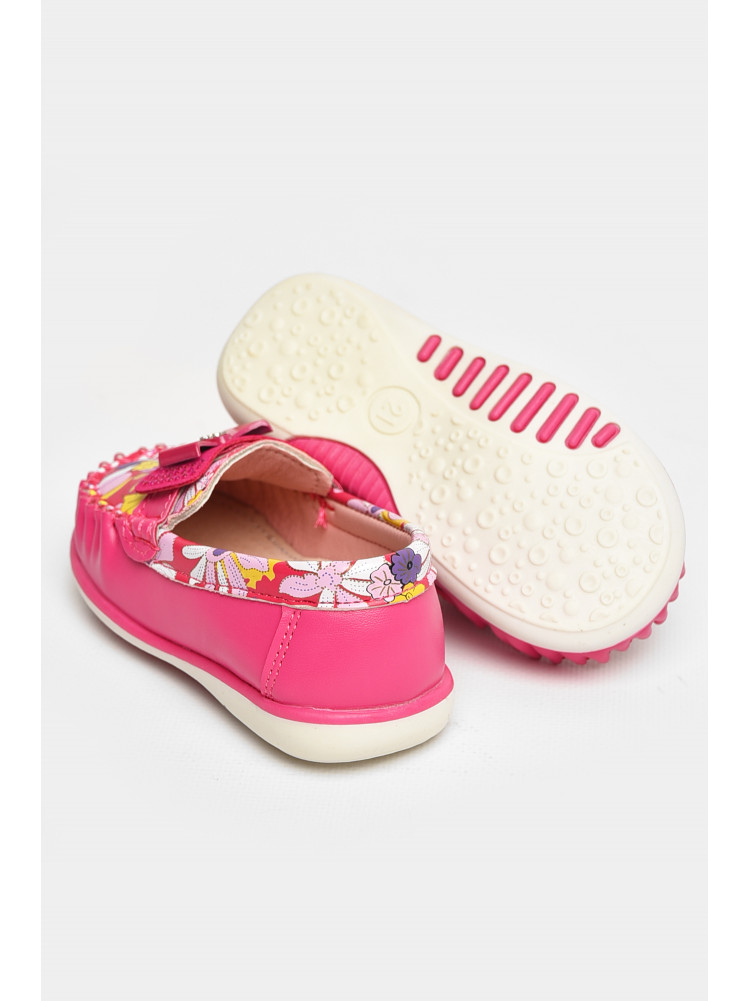 Мокасины детские для девочки розового цвета 115-5 208693C