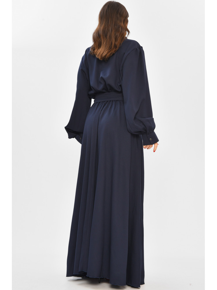 Платье женское полубатальное тёмно-синего цвета 8398 208706C