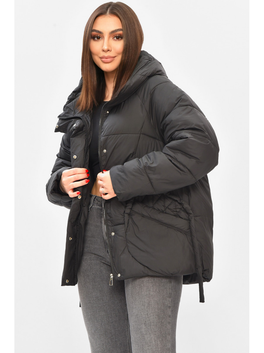 Куртка жіноча чорного кольору 9623 208712C