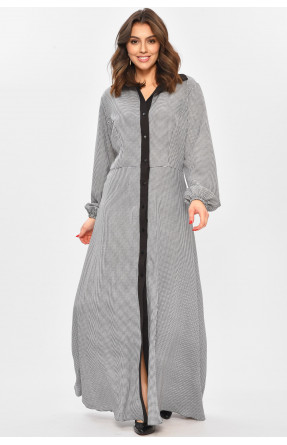 Платье женское черного цвета с принтом 208715C