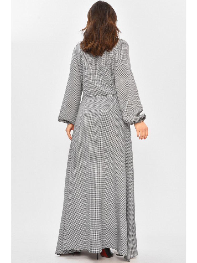 Платье женское черного цвета с принтом 208715C