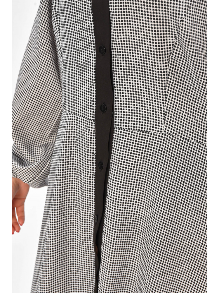 Платье женское черного цвета с принтом 208715C