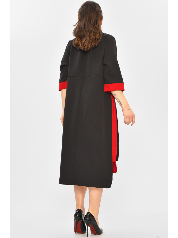 Платье женское однотонное черного цвета 8275 208716C