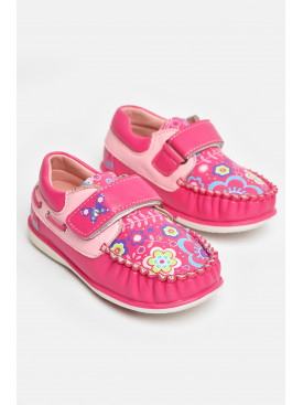 Мокасины детские для девочки розового цвета 116-5 208718C Мокасины детские для девочки розового цвета 116-5 208718C