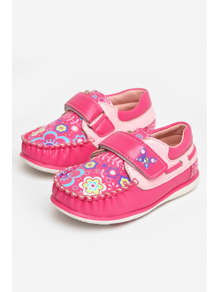 Мокасины детские для девочки розового цвета 116-5 208718C