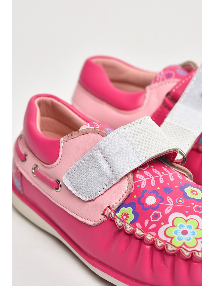Мокасины детские для девочки розового цвета 116-5 208718C