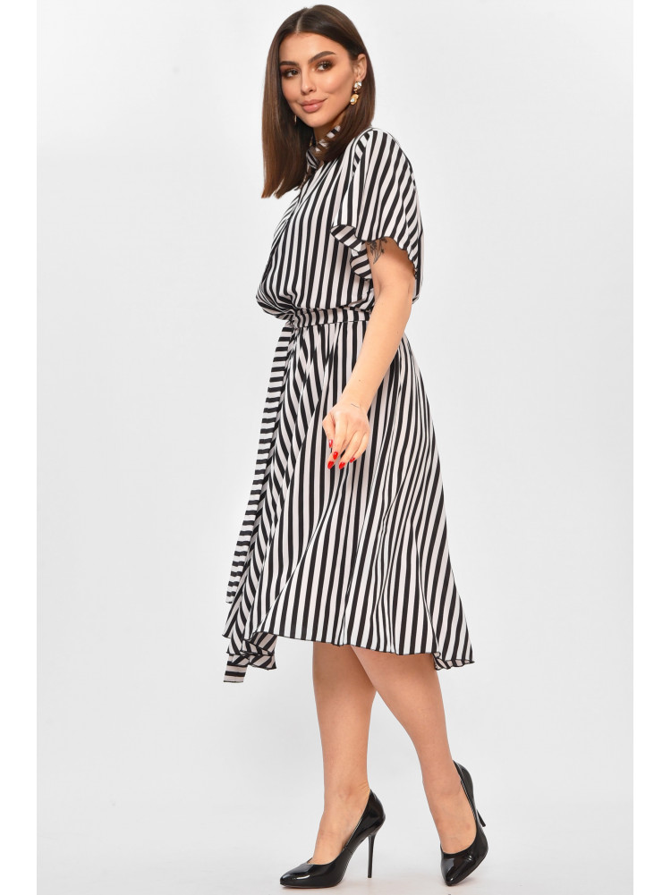 Платье женское белого цвета с принтом 8371 208720C