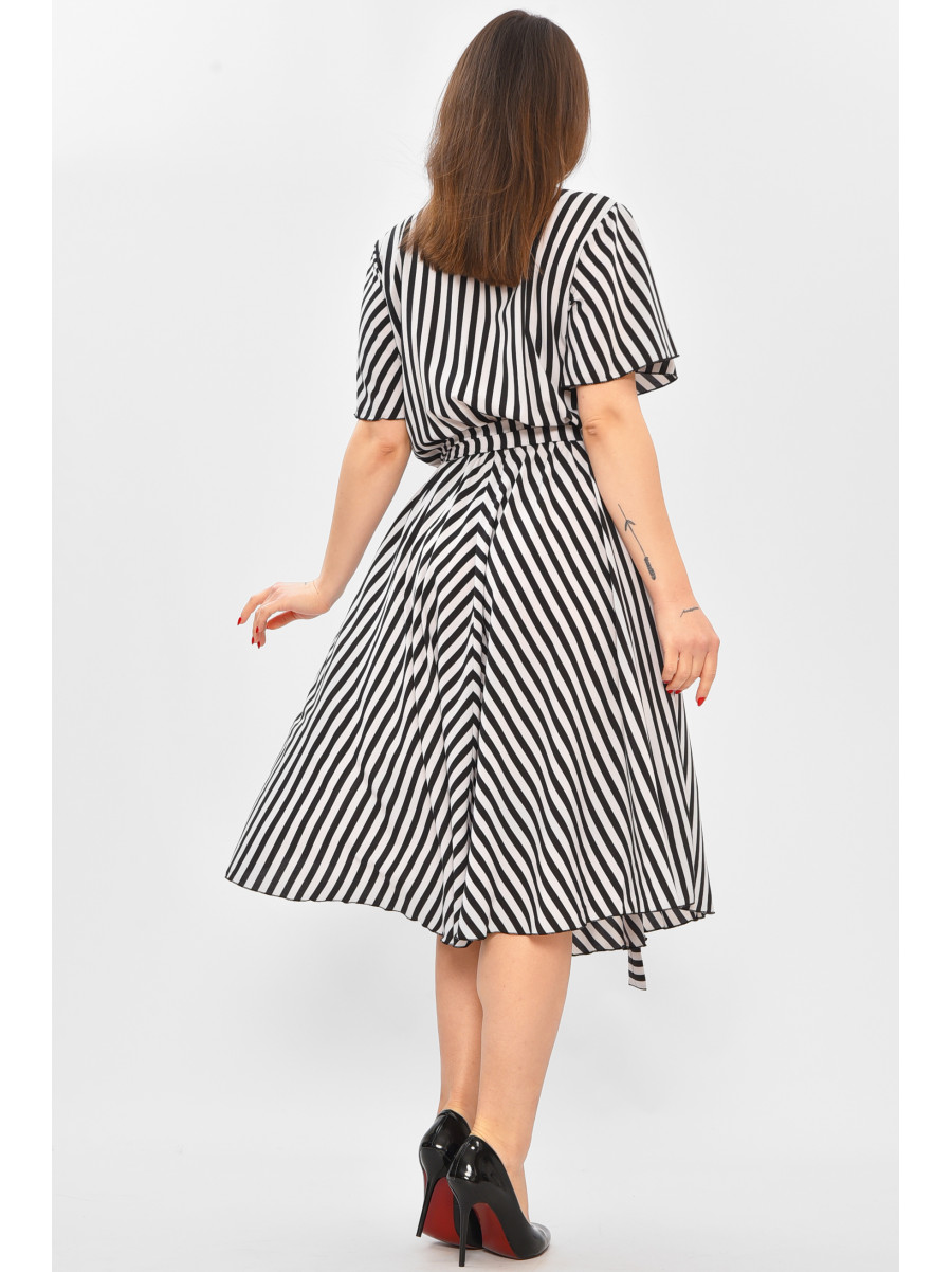 Платье женское белого цвета с принтом 8371 208720C