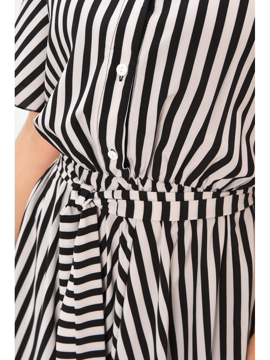 Платье женское белого цвета с принтом 8371 208720C