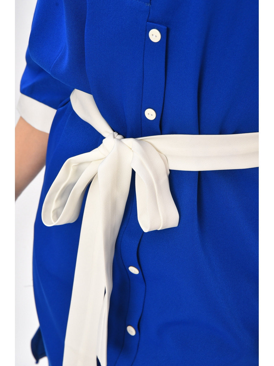 Сукня жіноча однотонна синього кольору 8237 208722C