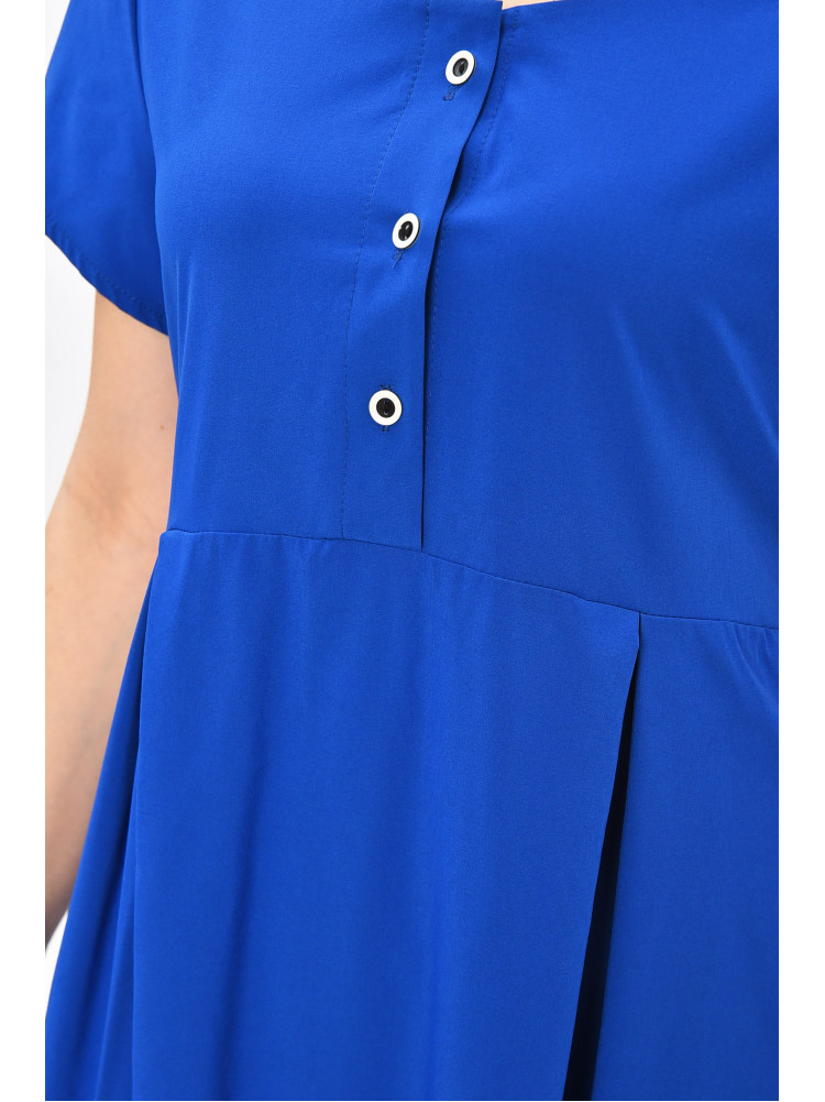 Платье женское однотонное синего цвета 208724C