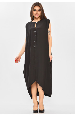 Платье женское полубатальное черного цвета 8252 208725C