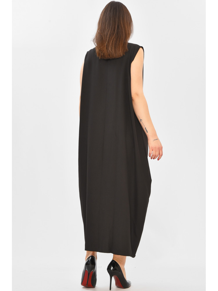 Платье женское полубатальное черного цвета 8252 208725C