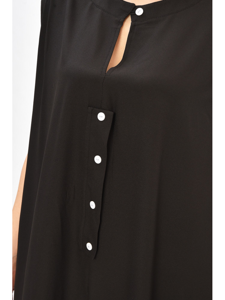 Платье женское полубатальное черного цвета 8252 208725C