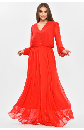 Сукня жіноча однотонна червоного кольору 208727C Сукня жіноча однотонна червоного кольору 208727C