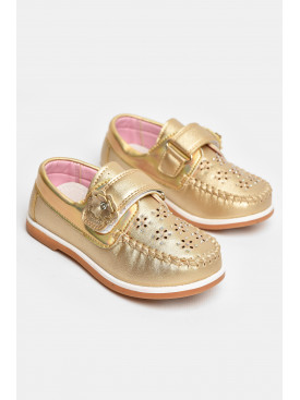 Мокасини дитячі для дівчинки золотистого кольору 18301-20 208739C Мокасини дитячі для дівчинки золотистого кольору 18301-20 208739C