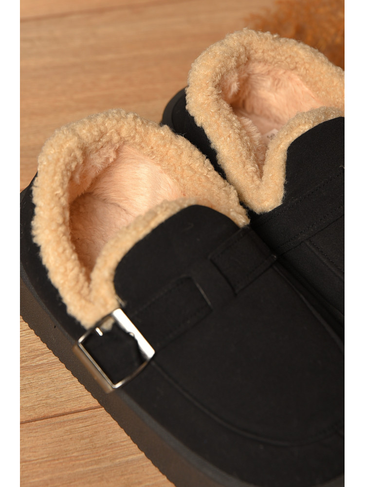 Угги женские на меху черного цвета GP18А 208741C