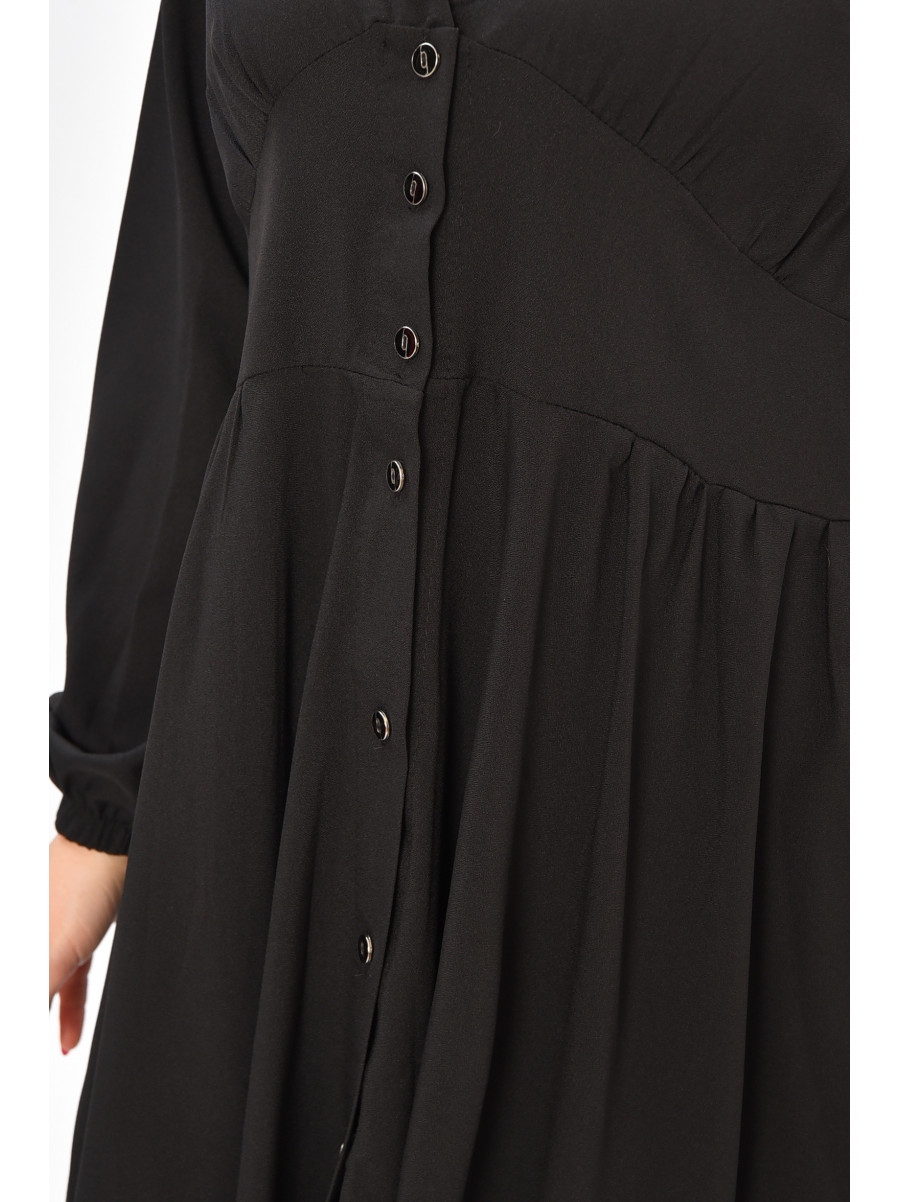 Сукня жіноча однотонна чорного кольору 8450 208742C