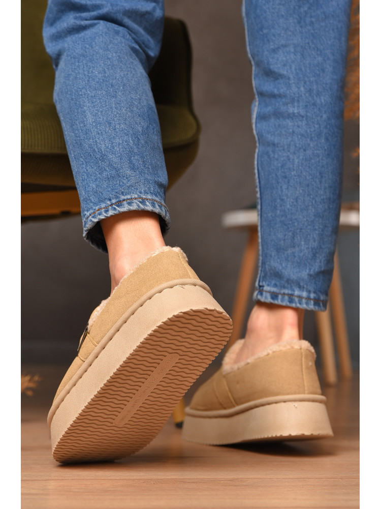 Угги женские на меху бежевого цвета GP18В 208743C