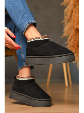 Угги женские на меху черного цвета GP19А 208745C Угги женские на меху черного цвета GP19А 208745C