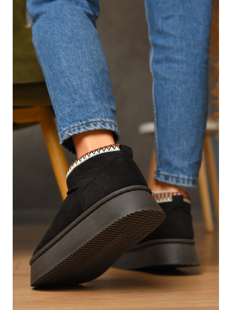 Угги женские на меху черного цвета GP19А 208745C