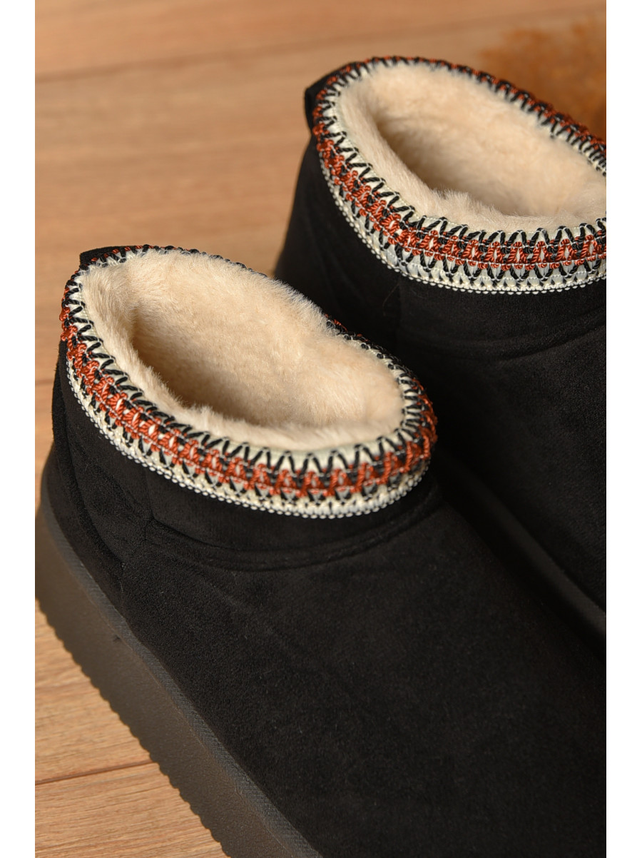 Угги женские на меху черного цвета GP19А 208745C