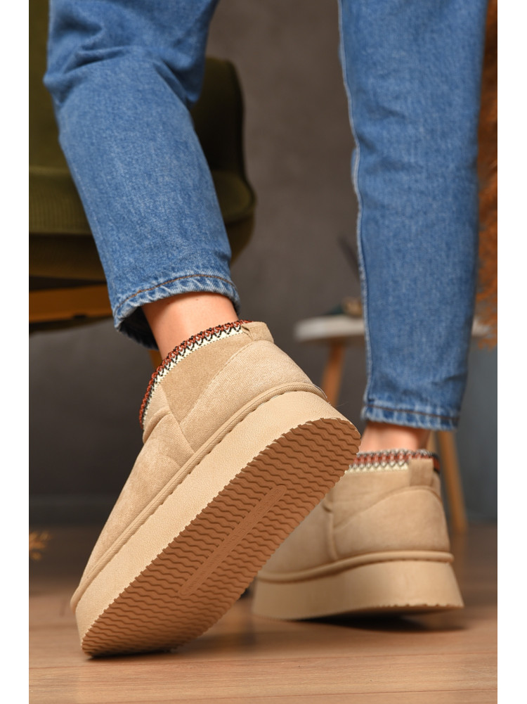 Угги женские на меху бежевого цвета GP19В 208746C