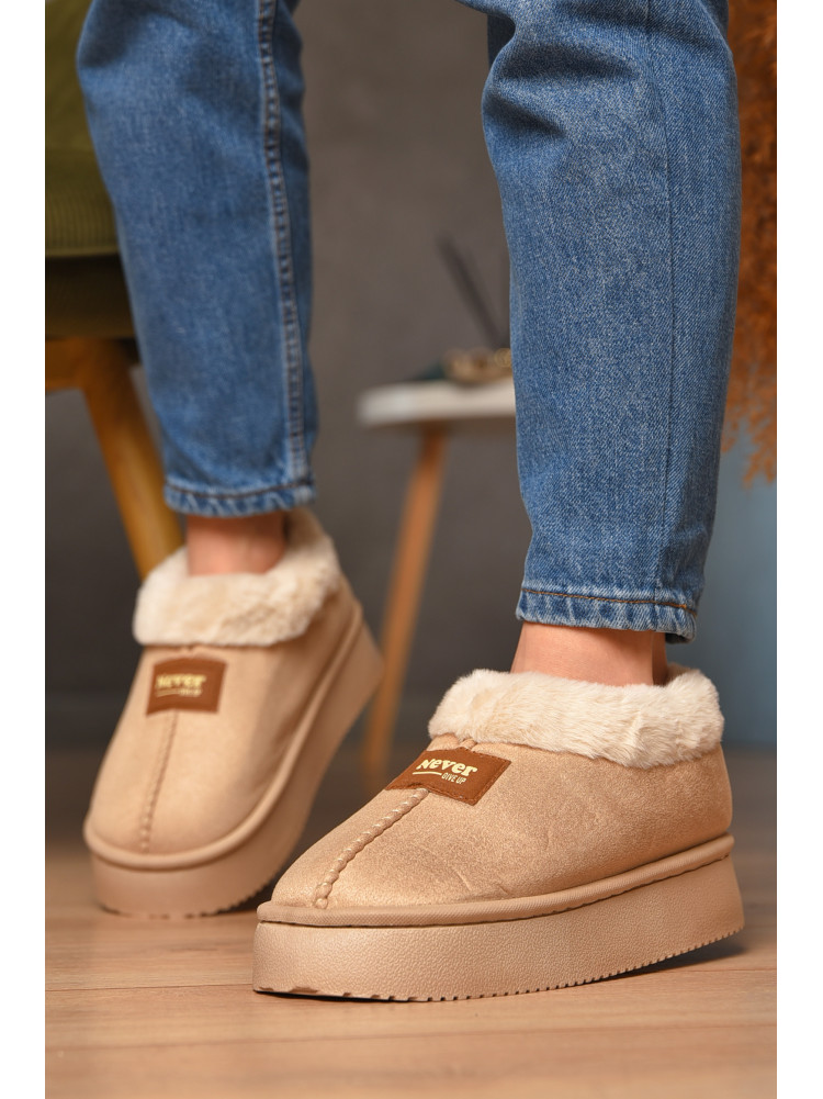 Угги женские на меху бежевого цвета GP22В 208747C