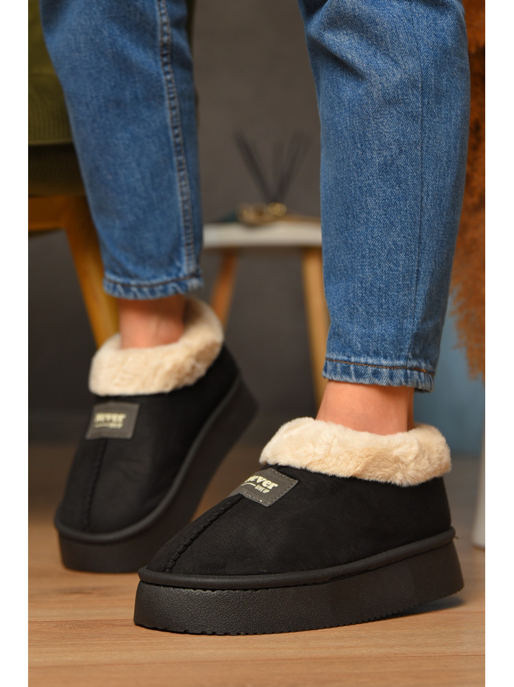 Угги женские на меху черного цвета GP22А 208750C