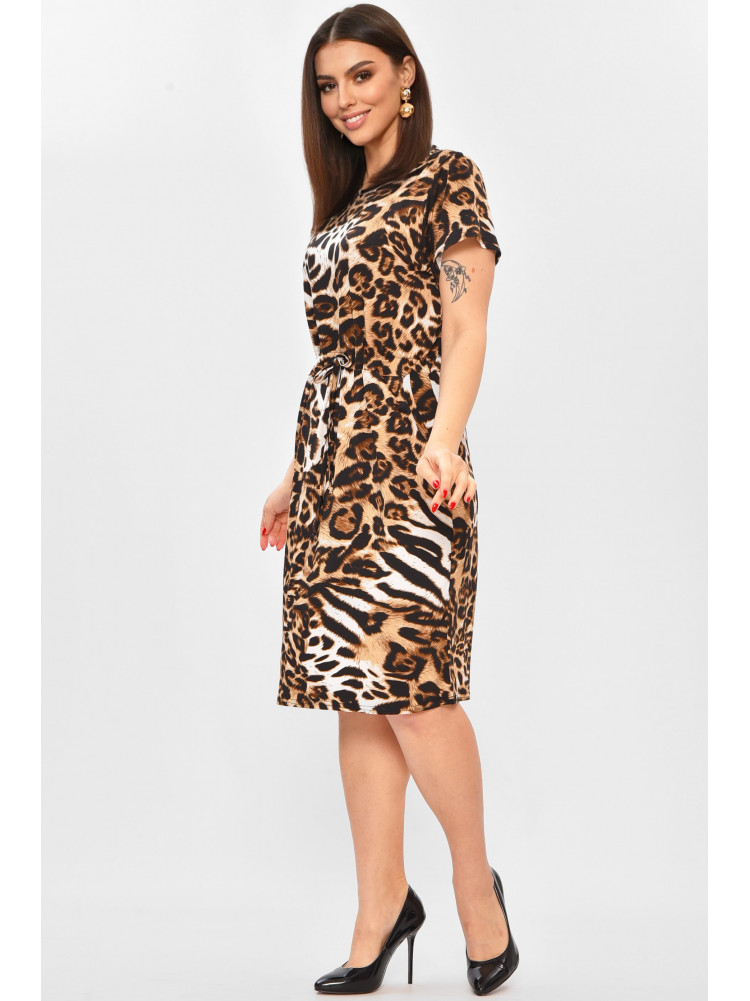 Платье женское черного цвета с принтом 8187 208755C