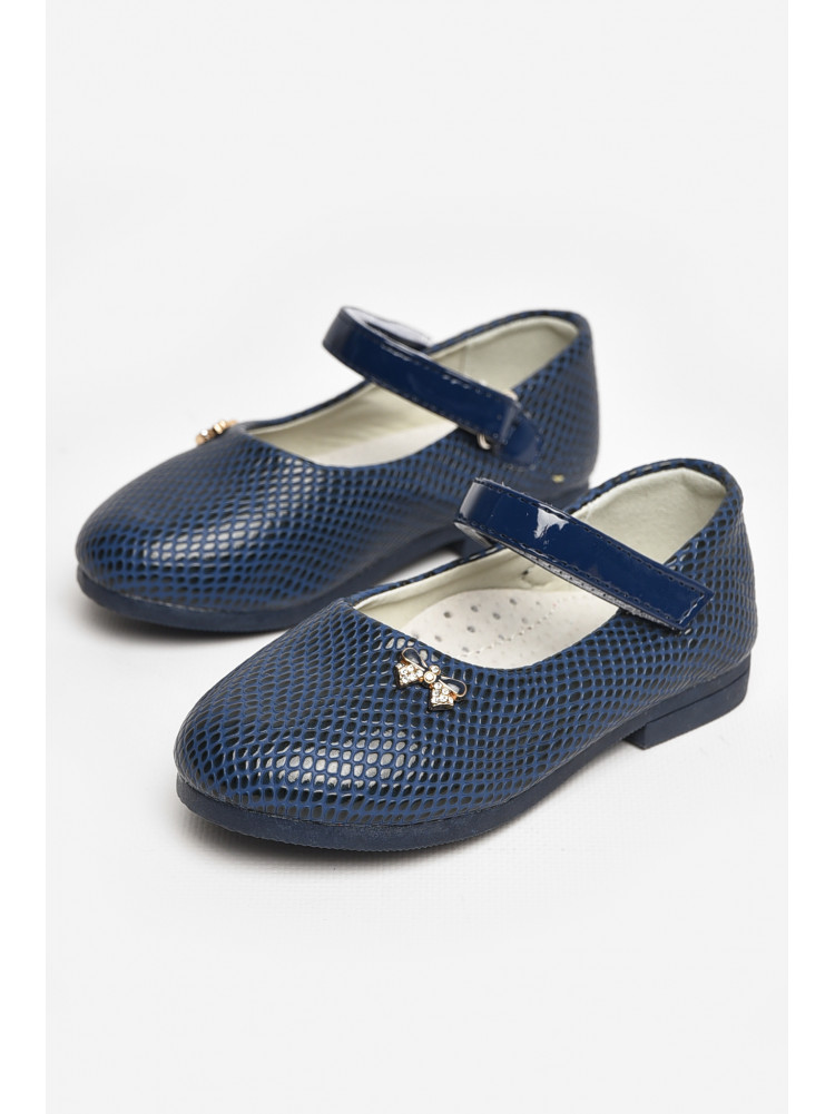 Туфли для девочки темно-синего цвета 788-7 208766C