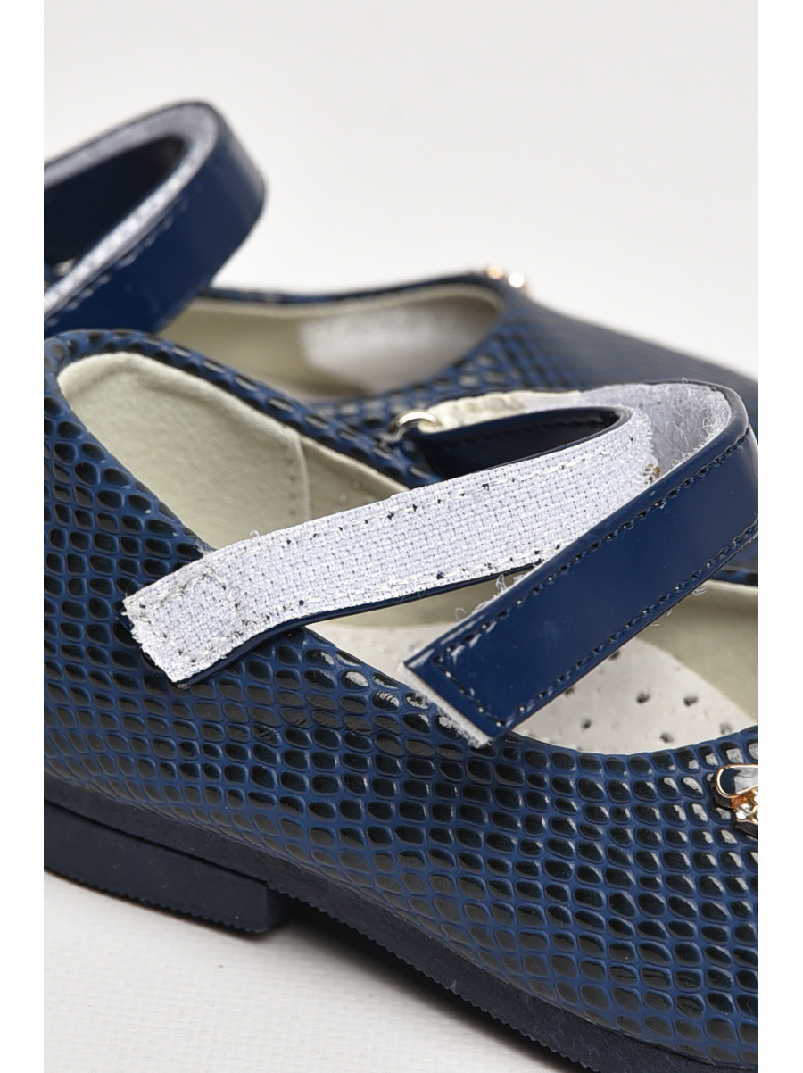 Туфли для девочки темно-синего цвета 788-7 208766C